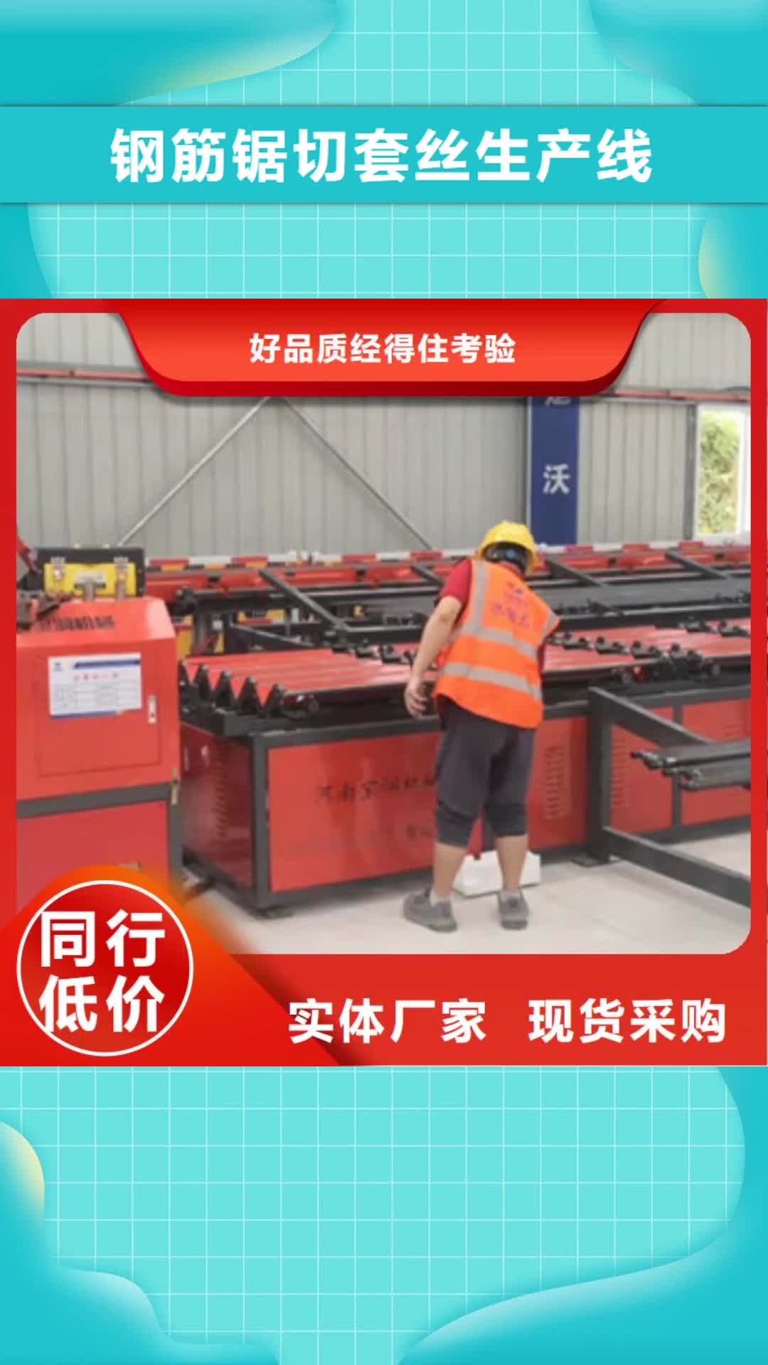 【铁岭 钢筋锯切套丝生产线,钢筋笼滚焊机设备齐全支持定制】