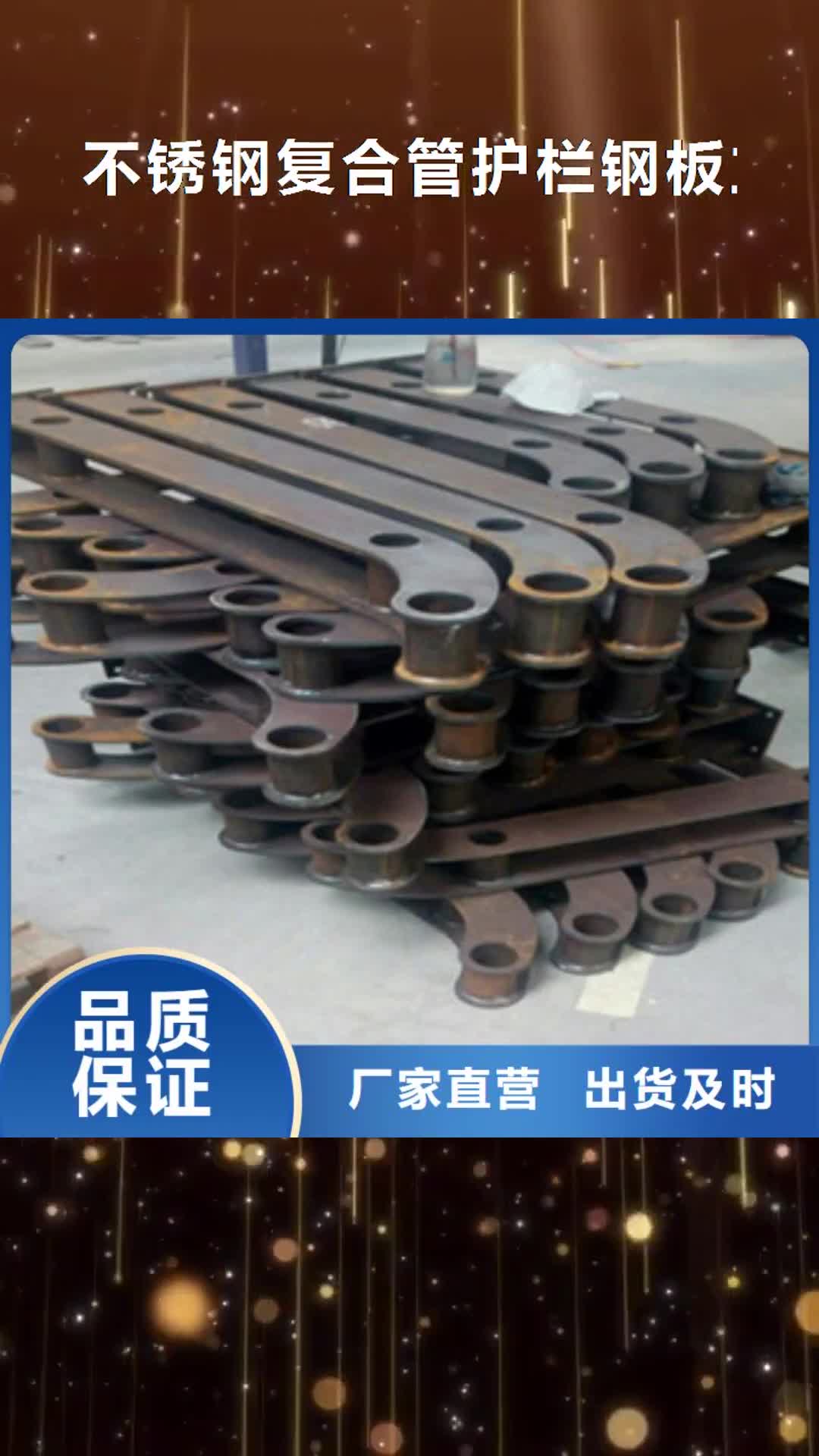 延边 不锈钢复合管护栏钢板立柱-【河道护栏厂】价格透明