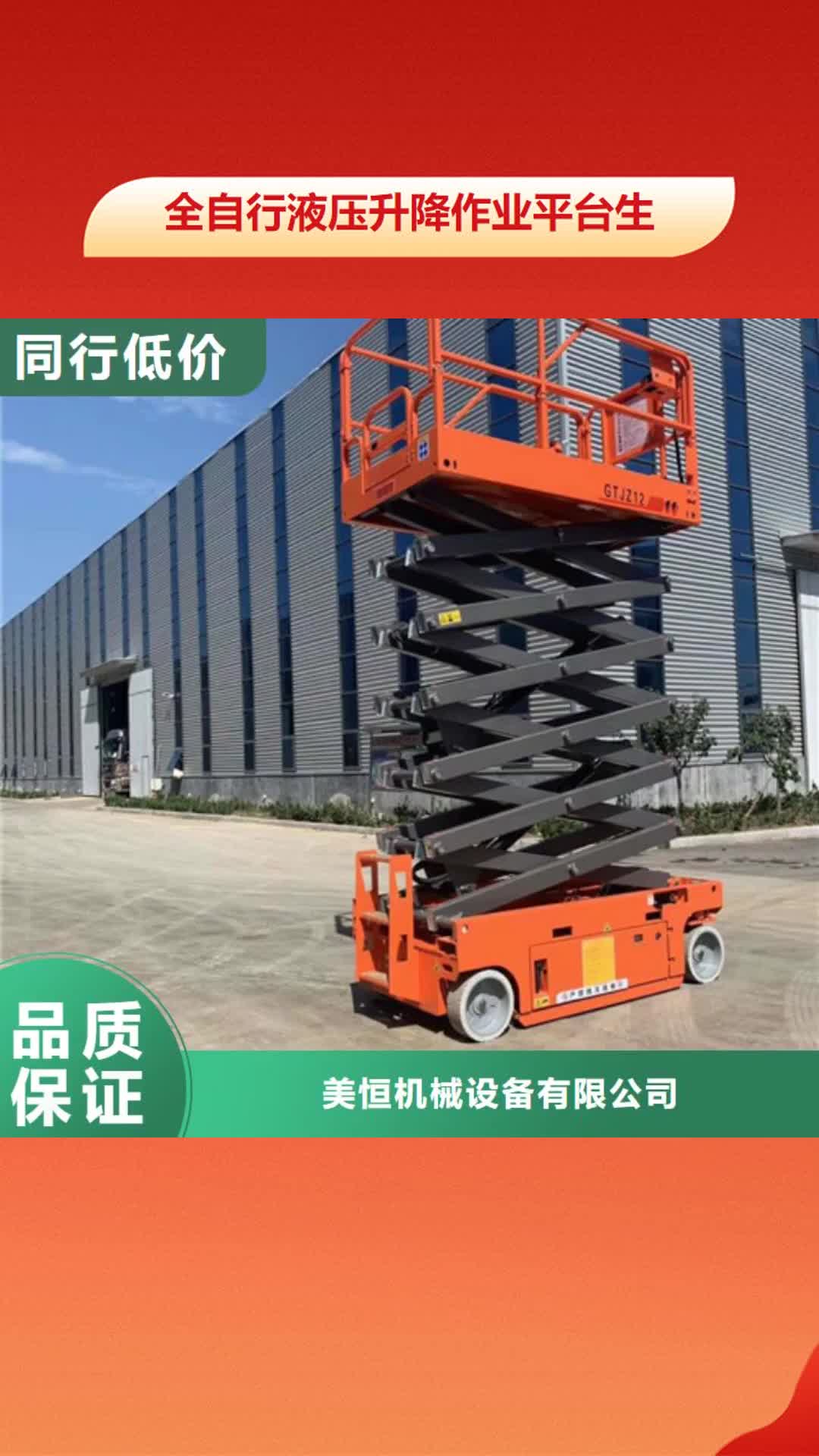 海西【全自行液压升降作业平台生产厂家】-导轨式液压货梯用心服务